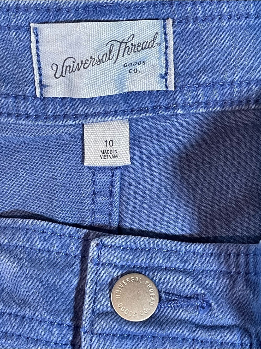 Universal Thread Women’s Wide Leg High Rise Sailor Pants in Royal Blue Size 10 - Picture 4 of 10